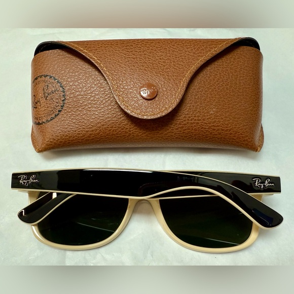 Ray-Ban Black and Tan Sunglasses - Picture 2 of 4